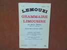 Grammaire Limousine	. TINTOU Michel	