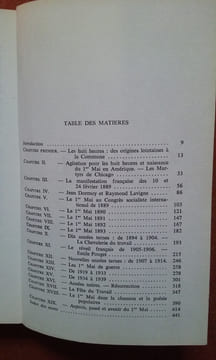 Histoire du Premier Mai	. DOMMANGET Maurice	