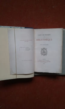 L'Art de former une bibliothèque / Code de la Bibliophilie moderne . RICHARD Jules / ROBERT Maurice