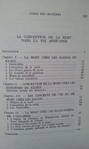 La Mort dans la vie africaine