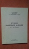 Etudes d'histoire audoise (IXe - XIVe siècles)	. GRIFFE Elie	