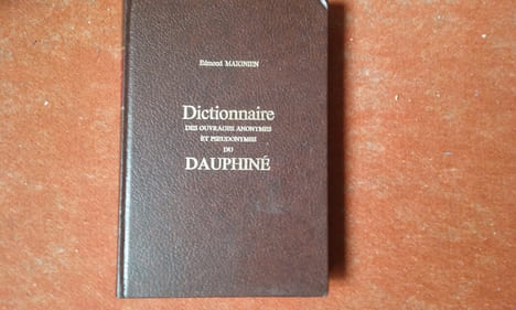 Dictionnaire des ouvrages anonymes et pseudonymes du Dauphiné . MAIGNIEN Edmond