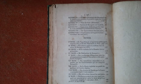 Mémoires sur les Cent Jours, en forme de Lettres, avec des Notes et Documens inédits	. CONSTANT Benjamin	