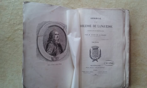 Armorial de la noblesse de Languedoc - Généralité de Montpellier - Tome second . LA ROQUE Louis de