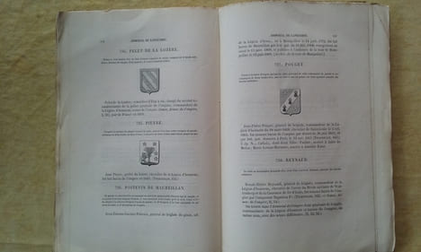 Armorial de la noblesse de Languedoc - Généralité de Montpellier - Tome second . LA ROQUE Louis de