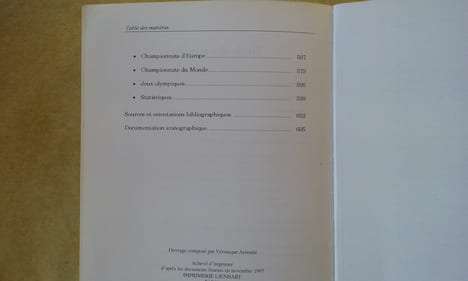 Almanach du tennis de table . SILVAIN Jean-Marc