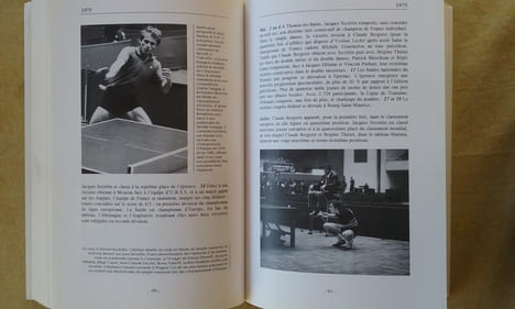 Almanach du tennis de table . SILVAIN Jean-Marc