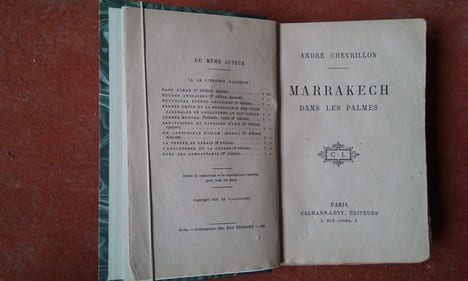 Marrakech dans les palmes . CHEVRILLON André