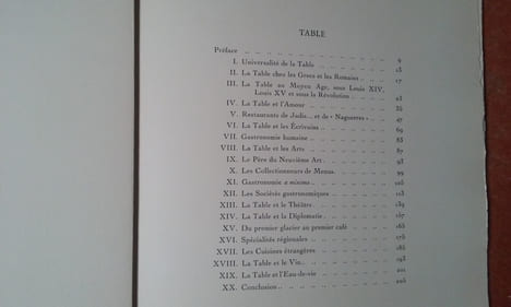 Eloge de la Table
. SAINT-GEORGES André
