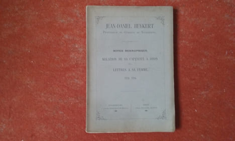 Notice biographique - Relation de sa captivité à Dijon etc. Lettres à sa femme, 1793-1794
. BEYKERT Jean-Daniel (Professeur au Gymnase de ...