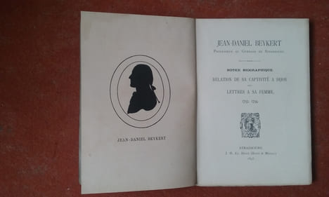 Notice biographique - Relation de sa captivité à Dijon etc. Lettres à sa femme, 1793-1794
. BEYKERT Jean-Daniel (Professeur au Gymnase de ...