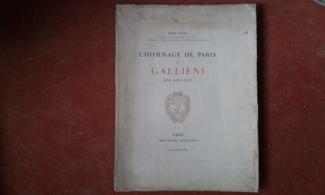 L'Hommage de Paris à Gallieni son sauveur
. WEISS René
