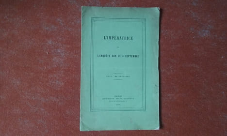 L'Impératrice et l'enquête sur le 4 Septembre
. Anonyme
