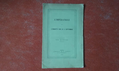 L'Impératrice et l'enquête sur le 4 Septembre