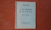 A ma mesure d'Homme
. PARIS Claude
