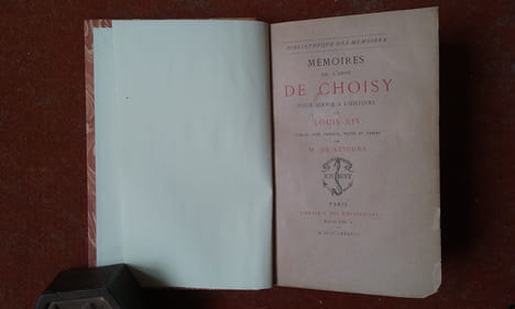 Mémoires de l'Abbé de choisy pour servir à l'histoire de Louis XIV - Tome 1
. CHOISY (Abbé de)