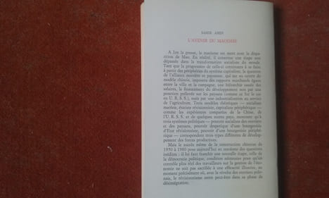 L'avenir du Maoïsme
. AMIN Samir