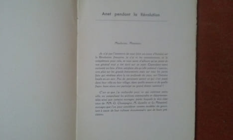 Anet pendant la Révolution
. BOUDEVILLE A.
