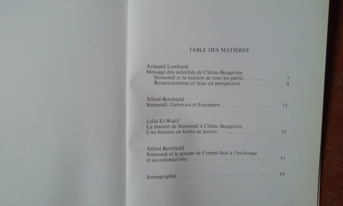 Jean-Charles-Léonard Sismondi. Citoyen de Chêne, Genevois et Européen - Une conscience politique