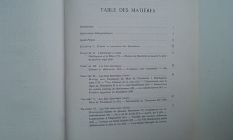 La Reine Hatchepsout - Sources et Problèmes
. RATIE Suzanne