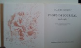 Pages de Journal (1926-1967) - Choix et présentation par Gilbert Guisan
. CLEMENT Charles 
