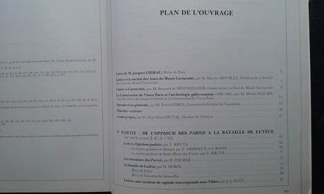 Lutèce. Paris de César à Clovis - Musée Carnavalet et Musée National des Thermes et de l'Hôtel de Cluny 3 mai 1984-printemps 1985
. Collectif