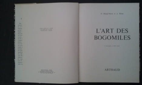 L'Art des Bogomiles
. BIHALJI-MERIN Oto - BENAC Alojz

