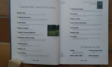 L'Almanach 2005 - Quatre saisons alpines
. L'Alpe N° 25 - KOBER Pascal (présentation de)