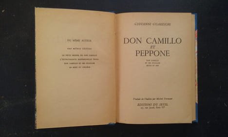 Don Camillo et Peppone. Don Camillo et ses ouailles, suite et fin
. GUARESCHI Giovanni