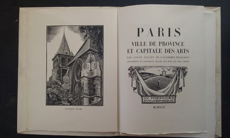 Paris. Ville de province et capitale des arts
. GILLET Louis