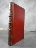 Le comédien. Edition originale d'un des premiers ouvrages entièrement consacré au jeu du comédien de théatre, 1747. Bel exemplaire en maroquin rouge ...