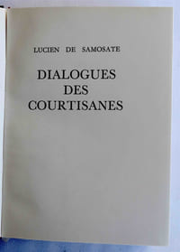 Dialogue des Courtisanes
