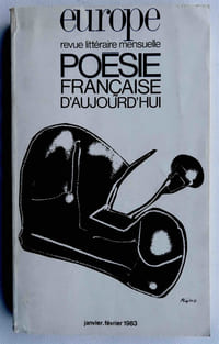 Revue Europe – Poésie française d’aujourd’hui
Janvier-février 1983 