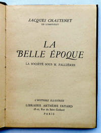 La Belle Époque – La société sous M. Fallières