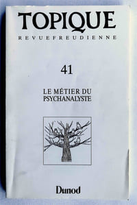 Le métier de psychanalyste
