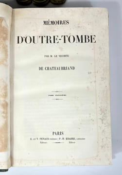 Mémoires d'Outre-Tombe. François-René de Châteaubriand
