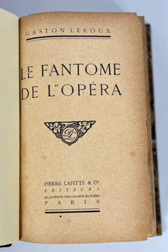 Le fantôme de l'opéra. Gaston Leroux