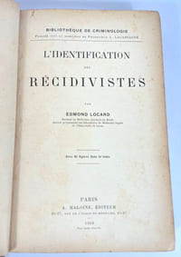 L'identification des récidivistes