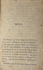 Œuvres inédites de Descartes,
précédées d'une Introduction sur la Méthode par Foucher de Careil