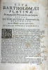 Vite De Pontefici di Bartolomeo Platina Cremonese/ Cronologia Ecclesiastica. Bartolomeo Platina, Onofrio Panvinio