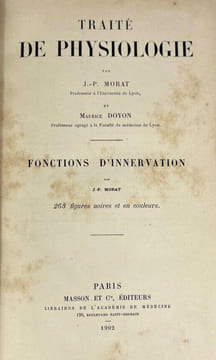 Traité de physiologie [3 vol. sur 5]. Jean-Pierre Morat, Maurice Doyon