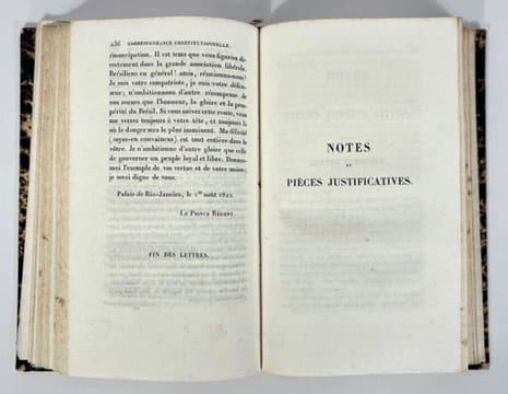 Correspondance de Don Pèdre Premier
Empereur Constitutionnel du Brésil
avec le Feu Roi de Portugal Don Jean VI, son Père
durant les Troubles du ...