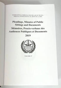 Mémoires, procès-verbaux
des audiences publiques et documents
