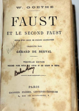 Faust et le second Faust, suivis d'un choix de poésies allemandes traduites par Gérard de Nerval. Goethe