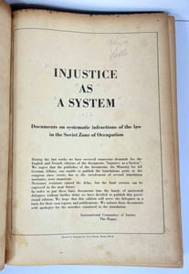 Injustice as a System: Systematic Infractions in the Law by the Soviets