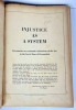 Injustice as a System: Systematic Infractions in the Law by the Soviets. Un comité de juristes / International Committee of Jurists