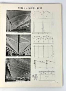 Architecture industrielle. L'architecture d'aujourd'hui : revue mensuelle, 7e année, numéro 11, novembre 1936. André Hermant, E. Freyssinet, E. ...