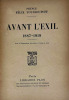 Avant l'exil, 1887-1919. Prince Félix Youssoupoff