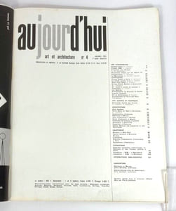 Aujourd'hui : Art et architecture n° 4, 1955