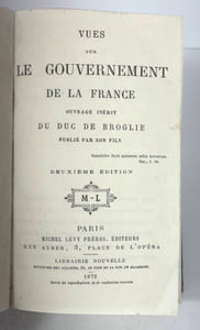 Vues sur le gouvernement de la France